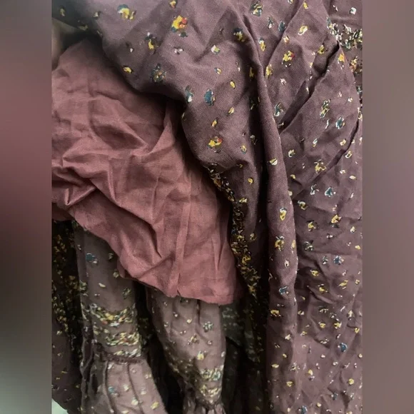 Free People Rare Feelings Maxi Dress | Purple Combo | Size XS | Boho Cottagecore - Picture 12 of 13